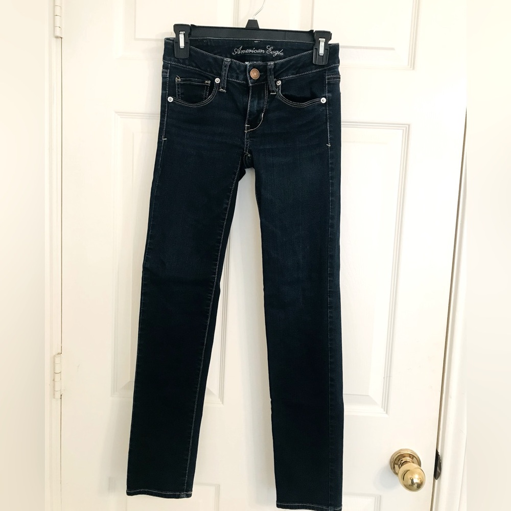 Size 2 dark blue jeans